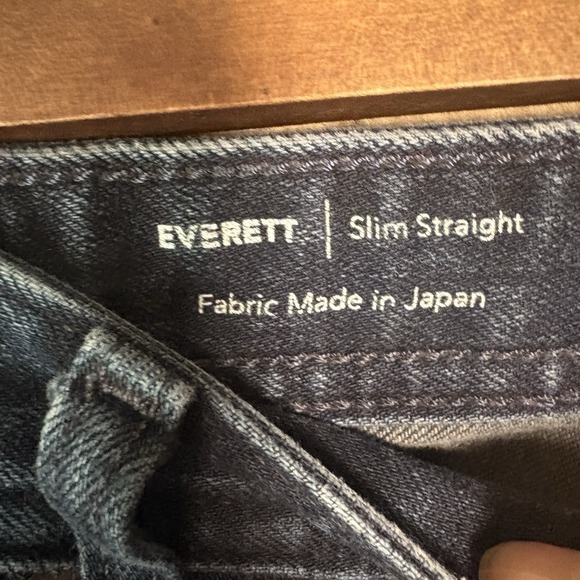 AG Adriano Goldschmied Everett Jeans Mens Sz 33x33 Dark Blue Stretch - SIZE NOTE - Picture 4 of 9